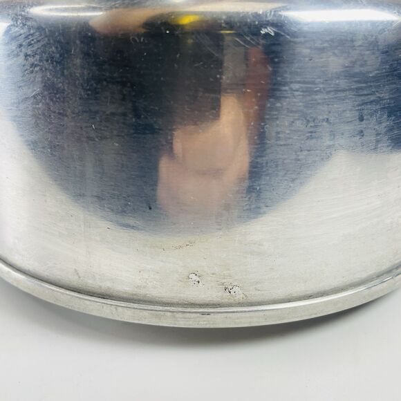 Vintage Enterprise Aluminum CO Whistle Tea Kettle Pot Chrome Silver 2.5 QT USA - Picture 8 of 13